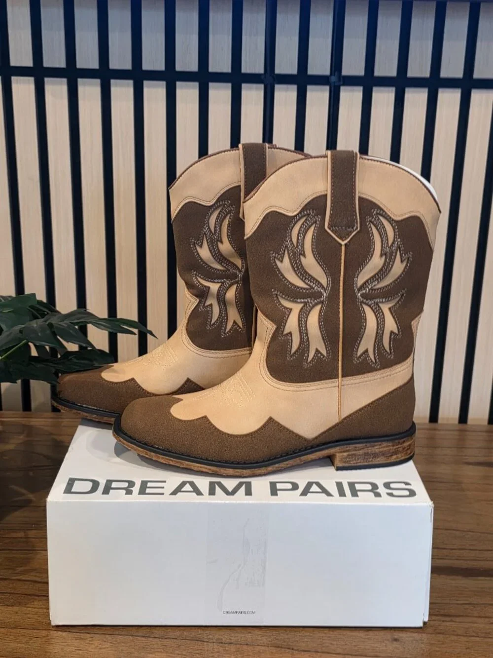 Dream Pairs Kids Cowboy Boots